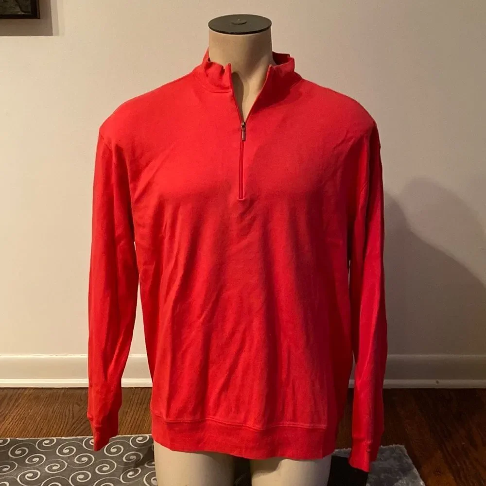 Greg Norman Men’s Extra Large 1/4 Zip Up Long Sleeve Sweater
